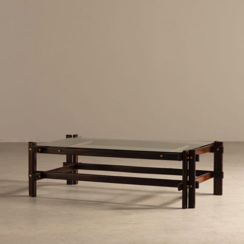 mesa de centro 'oito pés' . design modernista brasileiro