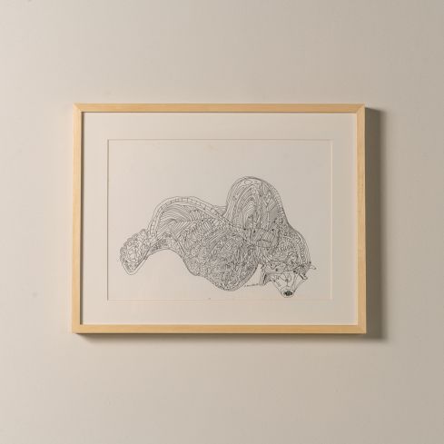 desenho em papel - único