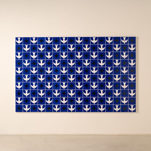 Painel de azulejos "igrejinha"